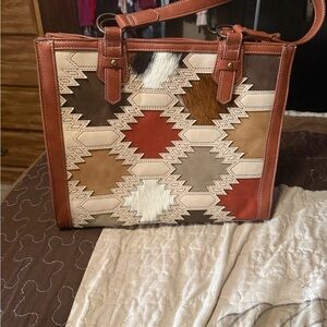 Catchfly Aztec Western Tote Bag